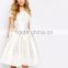 MGOO Fashion Bridesmaid Midi Dresses With Embroidery And Cap Sleeve For Young Ladies Wedding Party