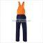 Custom Cotton And Nylon Workwear Blue Patchwork Work Overall