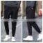 2017 100% cotton swea jogger pants plain printing autumn winter sport pants men