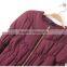 Custom Short bread soft down feather padded crack hem woman clothes loose women winter coats