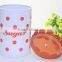Multifunctional Novelty High Quality Customized Cylinder Tin Storage Box for Promotion