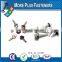 Taiwan #12-14 x 1-1/2" Hex Unslotted Hex Washer Head Epoxy #3 410 Stainless Steel Bonded Sealing Washer Self-Drilling Screw