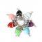 Skull Gemstone Beads Mixed Crystal Pendant For Jewelry Diy