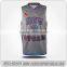 100% polyster basketball vests sublimated design