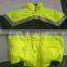 Men's high visibility jacket safety clothes with reflective tapes