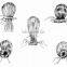 Magic Plastic Double Hook Hair Device Donut Quick Messy Bun Updo Headwear Hair Accessories