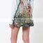 Floral Printed A Line Short Skirt Ladies