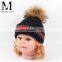 Handmade Crochet Fashion Fur Ball Kids Hats New Design Cute Baby Hat Crochet Pattern