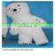 Inflatable airblown long plush polar bear static for christmas decoration