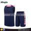 Mix Black and pink custom black basketball uniform for printing