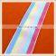 2016 new arrival colorful custom stripe ribbon/ elastic waistband for garment/dress