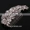 Gatsby Styled Crystal Hair Comb Silver Statement Hair Combs