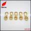 Factory supply small gold metal snap hook for bag