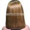 Hot Sale Lovely Bob Wig, Blonde Straight Unprocessed Brazilian Human Hair Wig