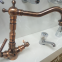 Brass Kitchen mixer Faucets in Polish Chrome