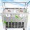 hard and softice pan machine ice cream cart ice pan with 3 pots fried ice cream machine