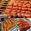 Ham slicing flower machine/Sausage roll cutter machine