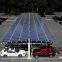 Car Park Solar Canopies Powder Spray Paint Solar Car Canopy