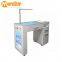 Modern glass manicure table with uv light for nail salon furniture sale