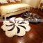 black fake fur carpet with great price green color sheepskin rug