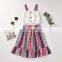A0175# Clothing set Summer Girl 2PCs Kids Print Flowers Tops + Shorts 2Pcs outfit Child Baby Girls Clothes Set
