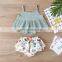 2020 Baby Girl Sets Camisole and Shorts Printing Children's Clothing Wholesale