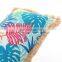 Hot Sell Tropical Outdoor Leaf Pillows Green Leaves Printing Outdoor Furniture Sofa Pillow Case