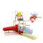 Fun game swimming pool slide,water park slide for water playground,aquatic product