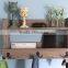 Custom rustic wooden entryway shelf, wood mail organizer