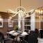 hot selling indoor decoration beatiful flower design acrylic material chandelier for home