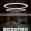 Fashion Designer 3 rings Pendant Lights Acrylic LED Chip Main Room Chandelier