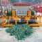 Metal double axle shredder waste wood rubber tire can crusher waste crusher
