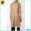 New design cashmere long trench coat for ladies