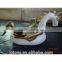 2016 Top sale inflatable floating cartoon boat/ inflatable lay goose toy for children swimming