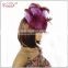 bridal elegant purple feather flower hair accessories
