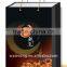 Newest special design foldable shopping paper bag for tea packaging
