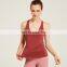 2021 New Fake Two Piece Sports Vest Women's Fitness Clothes Running Top Beautiful Back Sports Top Yoga Clothes