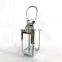 Wholesale Stainless Steel Lantern Heat Resistant Metal Gold Glass Candle Holder