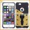 360 degrees stand holder hard back cover case for iphone 6