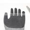 High Performance EN388 Level 5 Black Sandy Finish Nitrile Coated Cut Resistant Gloves