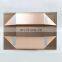 Luxury rose gold rigid folding magnet paper gift shipping boxes for retail packaging