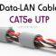 Shenzhen factory data cable high speed network shielded lan cable 24awg cat5e communication cable