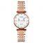 SKMEI 1223 ladies rose gold wrist watches manufacturer quartz movt 3atm stainless steel watch women