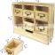Wooden Desktop Drawers Craft Supplies Storage Cabinet