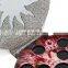custom pizza shape eyeshadow cosmetic makeup palette packaging