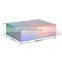 Custom logo mermaid color luxury foldable magnetic catch gift box with flip lid