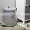 Wholesale kitchen waste bins hand lifting standing waste recycling bin embossed food waste can trash bin