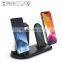 QI 10W Fast Charger Dock Wireless Charge Stand 5 In 1 Wireless Charger