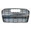 RS6 front Grill for Audi A6 S6 C7 PA Car accessories black style front bumper grille mesh facelift 2016-2018