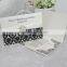 New Coming Damask Handmade Flora Flocked Invitation Card with Brooch and Ribbon                        
                                                Quality Choice